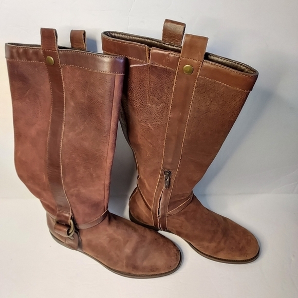 COLE Haan/nike air Womens Knee High leather Boots Sz-8 - Picture 7 of 9